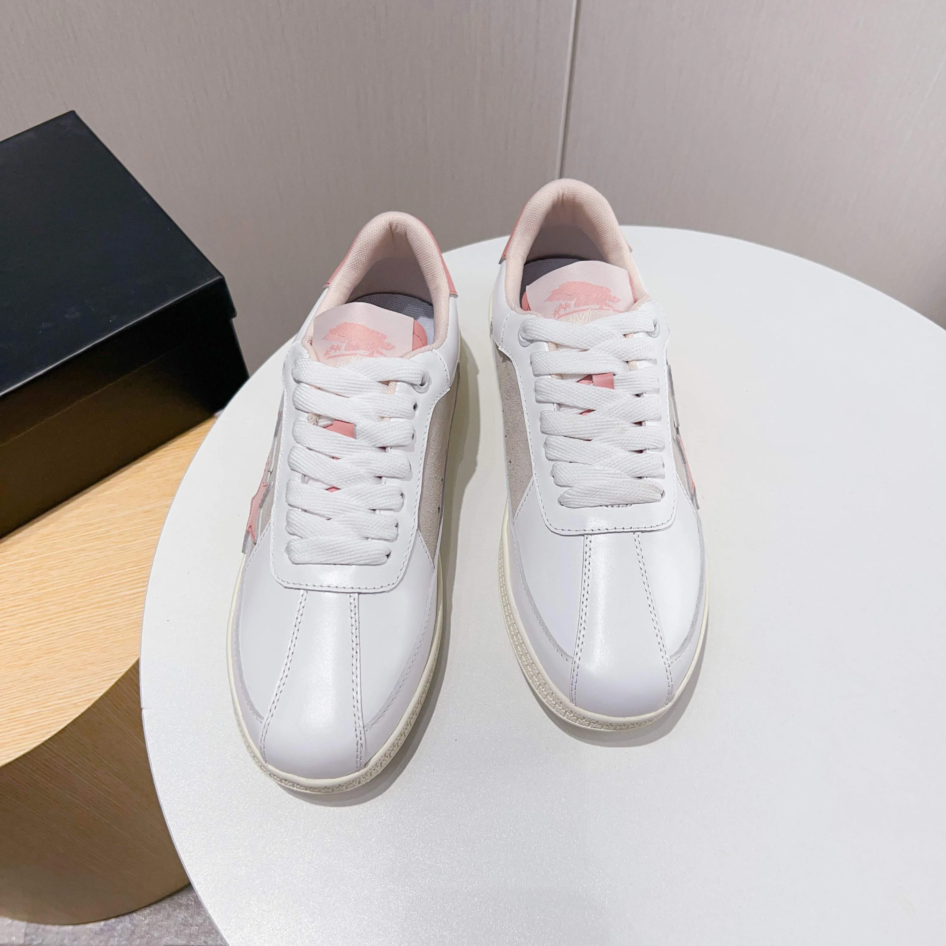 Men's shoes 💰420 [New style] 🌲🌲Balmain - New Amiri trendy shoes, low-top casual sports shoes, the same style as celebrities, made of selected pebbled cowhide and frosted cowhide, original outsole, comfortable on the feet, high-end workmanship, welcome to buy. Size: 39-45 (46 customized)